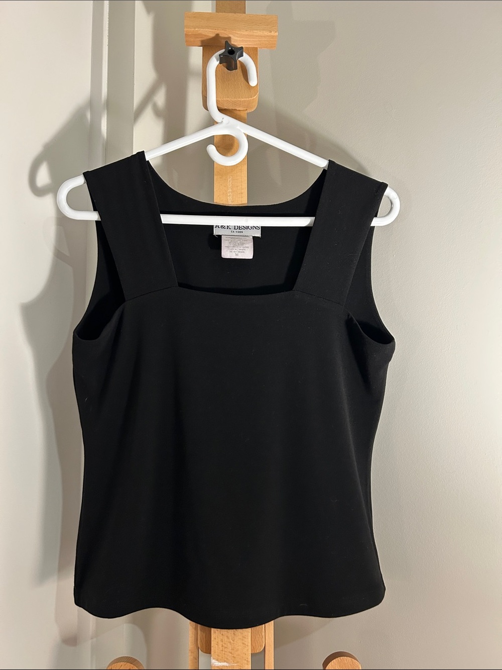 VINTAGE 1990s A&K Designs Square-Neck Tank Top